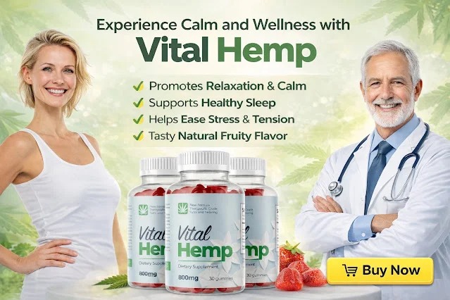 Vital Hemp Gummies: Natural Support for Stress, Sleep, and Joint Discomfort